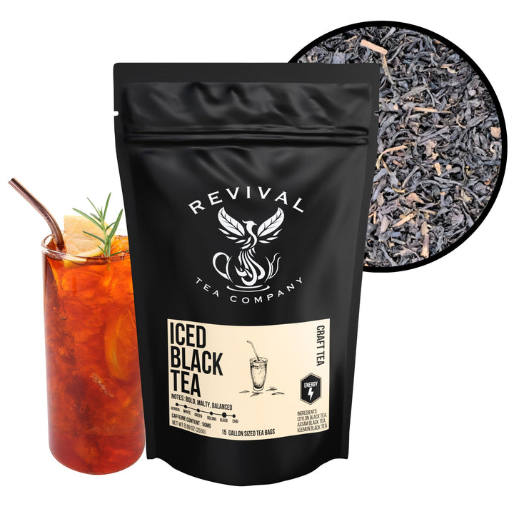 1 Gallon Black Iced Tea Bags - Revival Tea Company