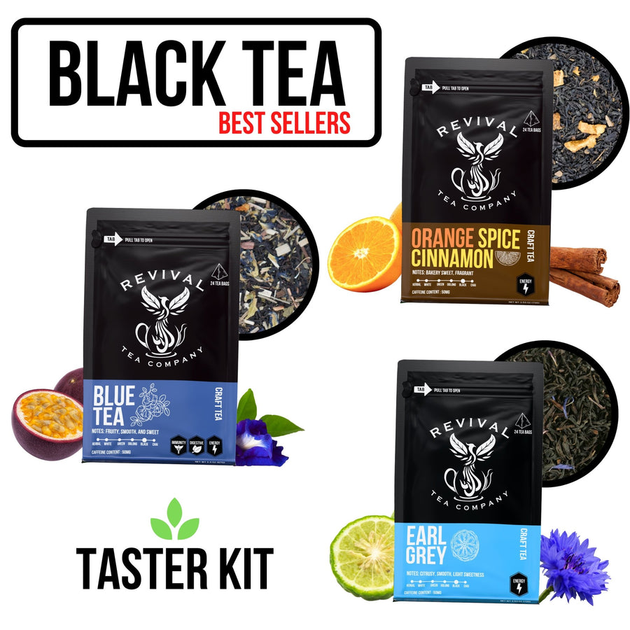 Black Tea Best Sellers Taster Kit - Revival Tea Company