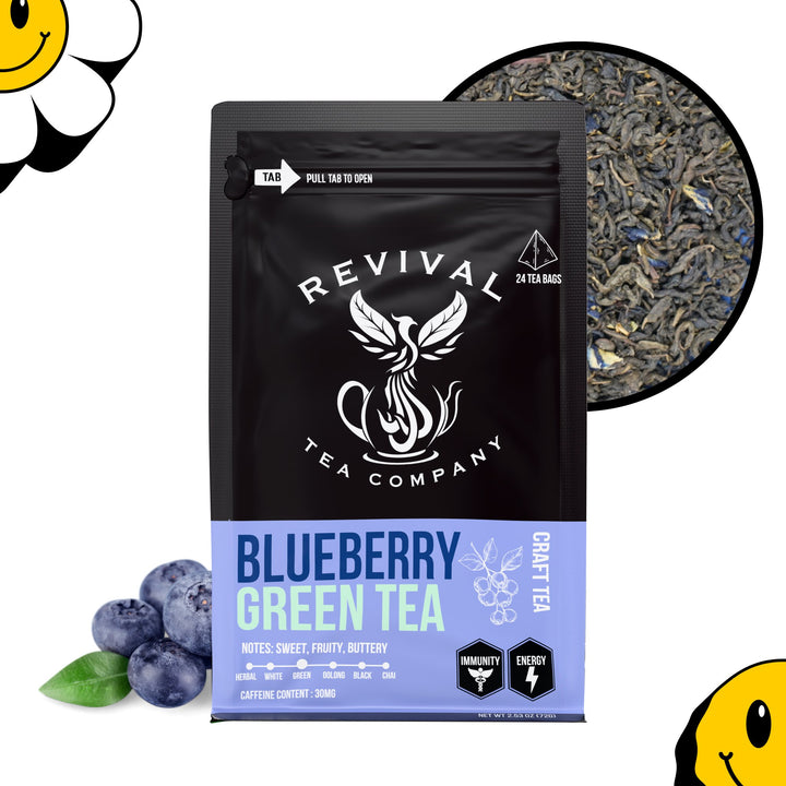 Blueberry Green Tea - Revival Tea Company