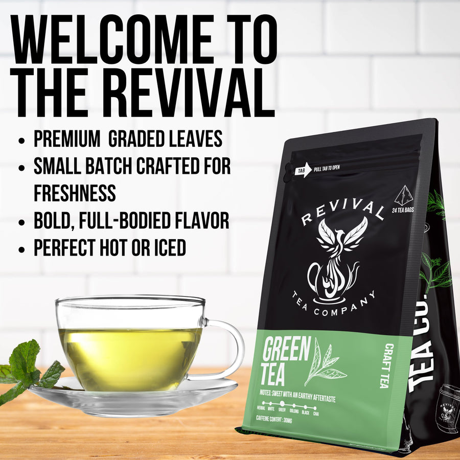 Green Tea (Chun Mee) - Revival Tea Company