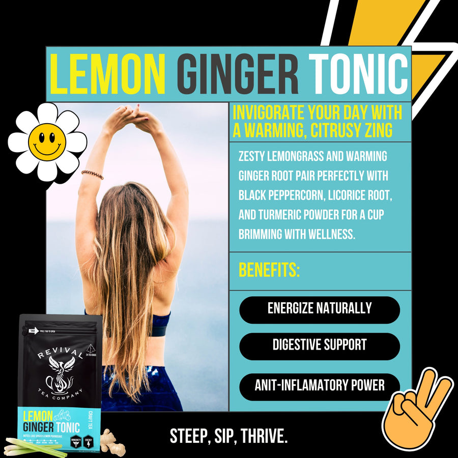 Lemon Ginger Tonic - Revival Tea Company