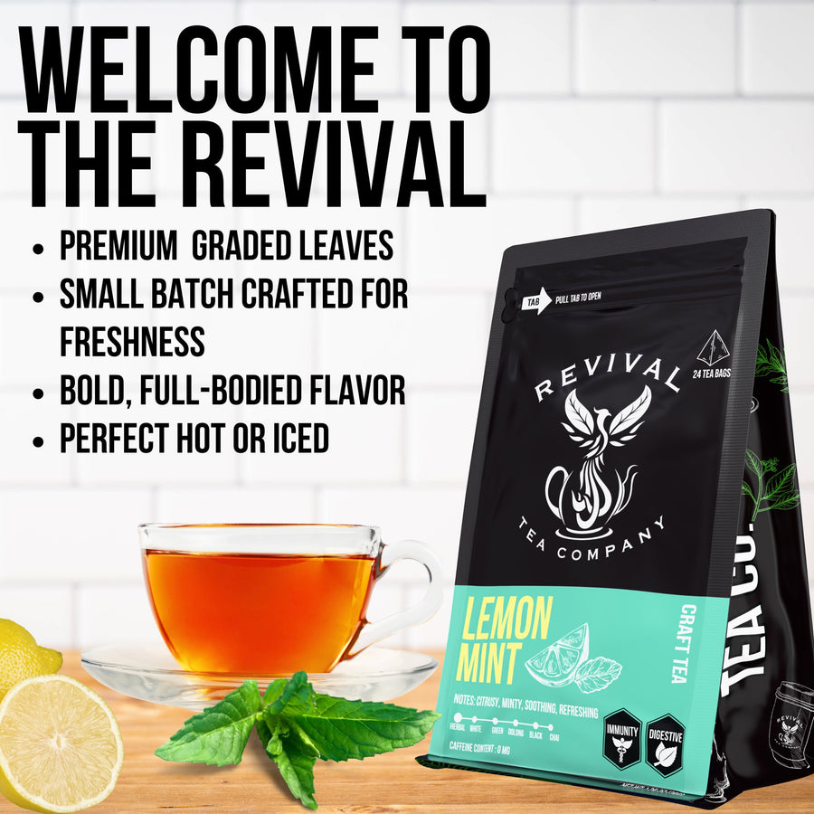 Lemon Mint Tea - Revival Tea Company