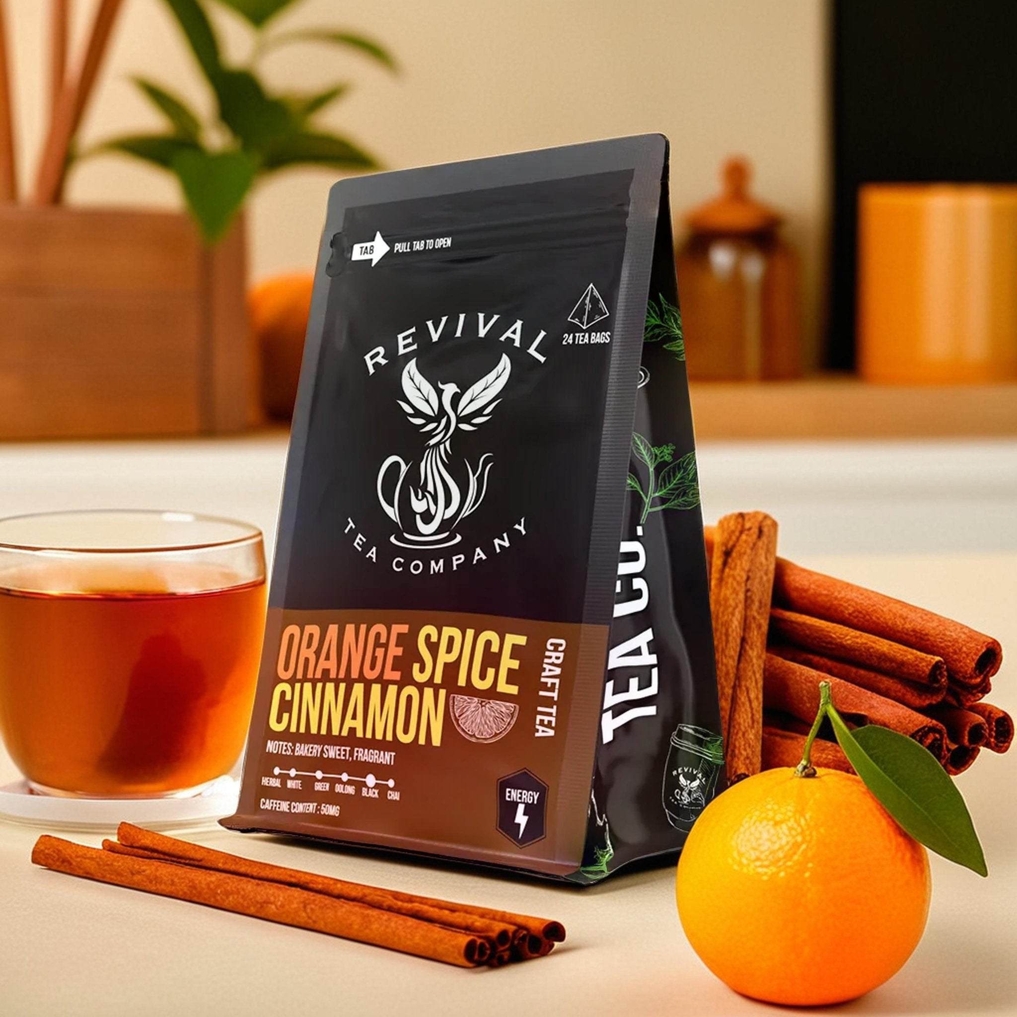 Orange Spice Cinnamon Tea - Revival Tea Company