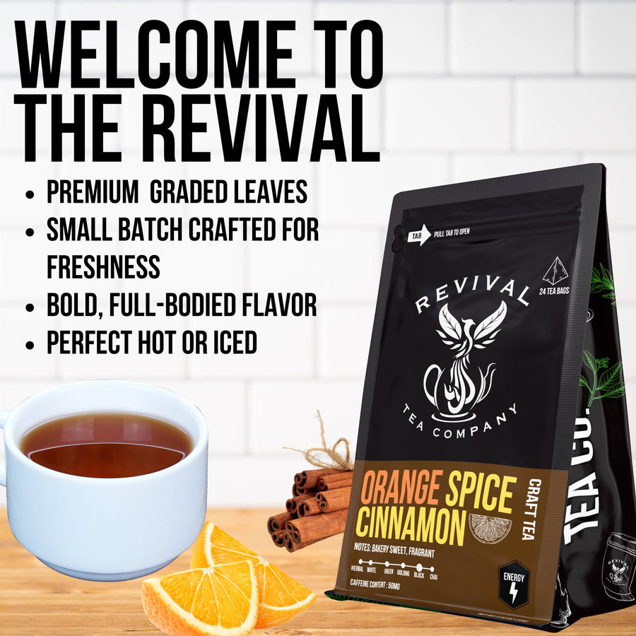 Orange Spice Cinnamon Tea - Revival Tea Company