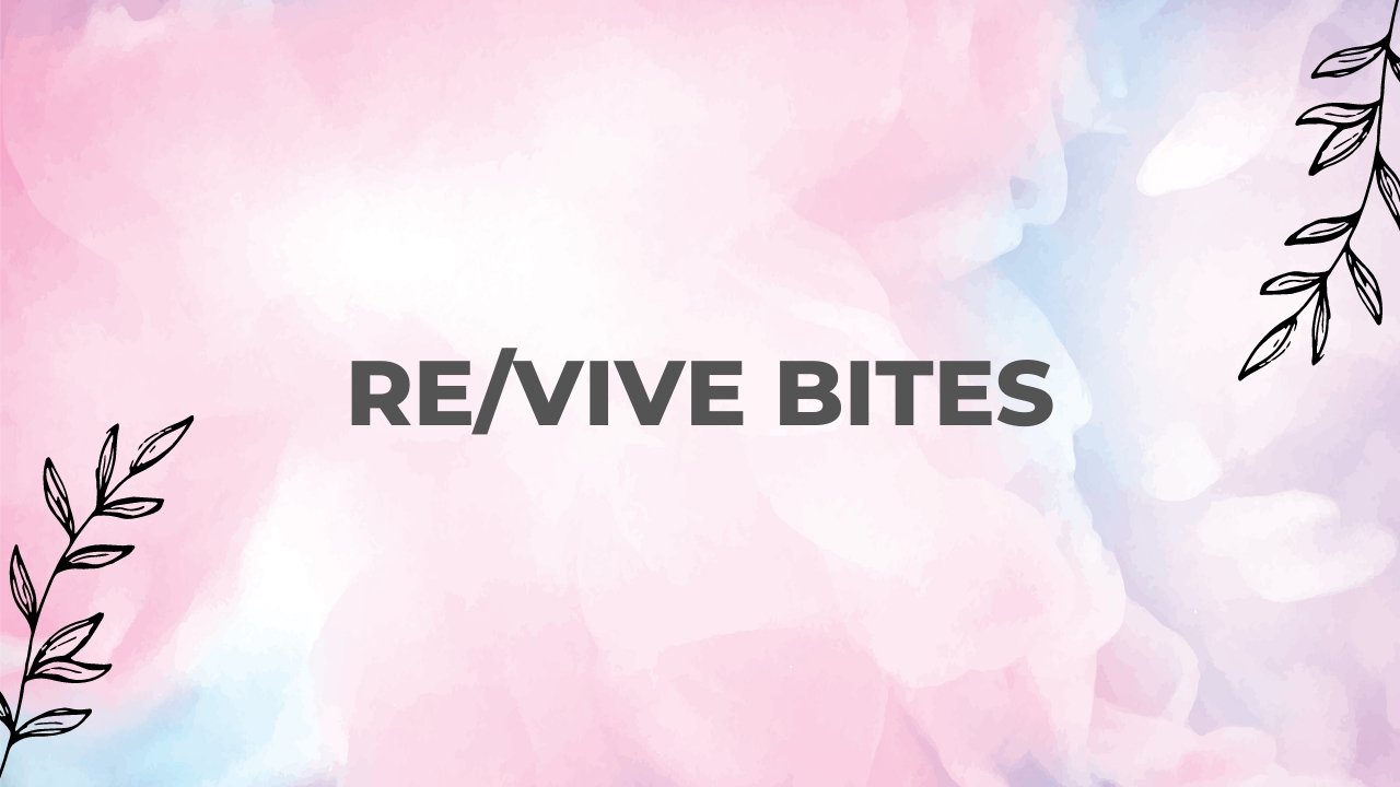 Have you tried our new RE/VIVE bites?!